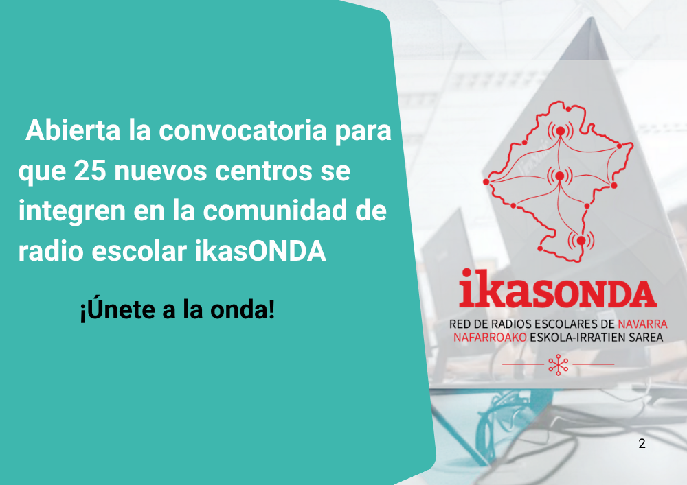 ¡Únete a la onda! Abierta la convocatoria para que 25 nuevos centros se integren en la red de radio escolar ikasONDA (Curso 2026/2027)